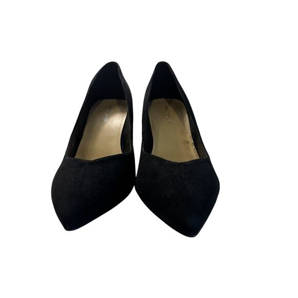 Marc Fisher Women’s Size 10 Caitlin Black Suede High Heels Pointy Toe Pumps - Picture 6 of 8